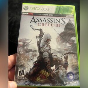 XBOX 360 GameStop Edition Assassin’s Creed III 2- Disc Video Game .